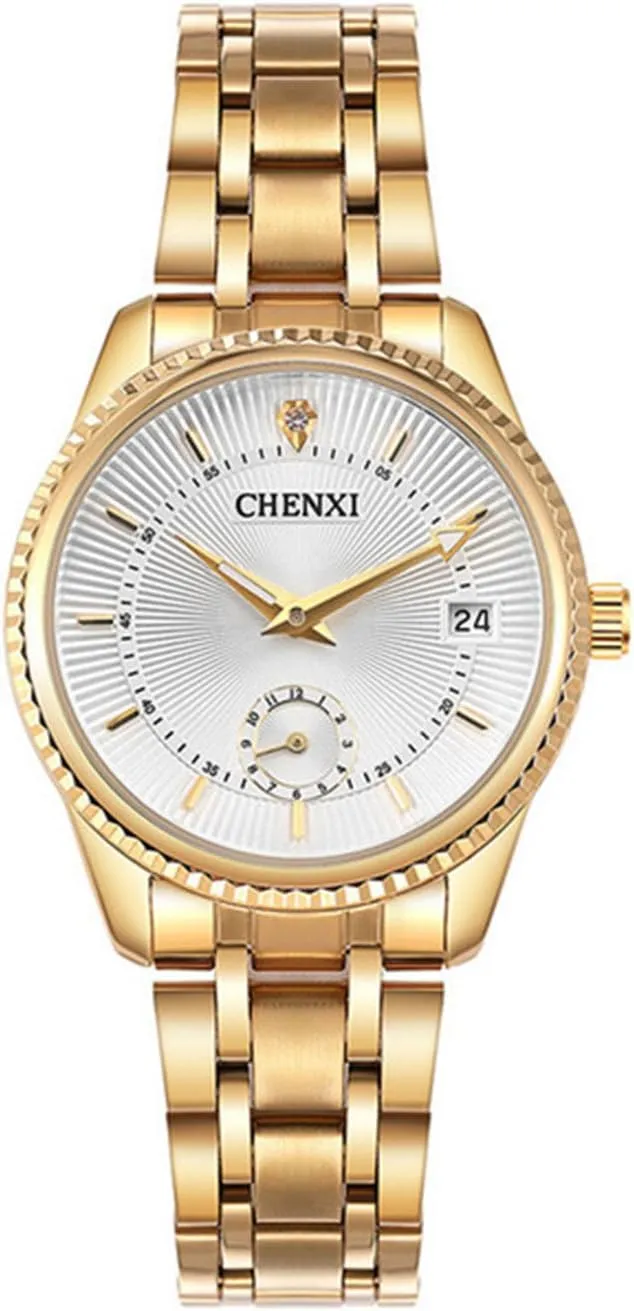 Watches His or beak Hers Luxury Dress Wrist Watches Gift Set Couple Watches Men and Women Stainless Steel 