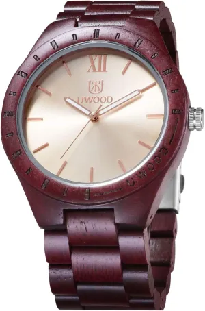 Watches Lightweight Watches Natural Wooden Wrist Watch for Men RORIOS Men Wood Watches Handmade Wooden Watch infection outskirt tycoon Analog Quartz 