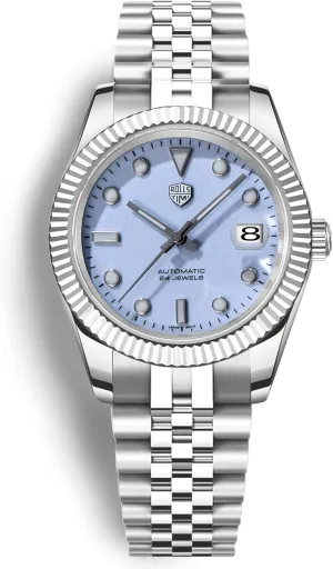 Watches NH35A Movement 10Bar Waterproof Luminous Sapphire Glass Stainless Steel Strap Business Work Sports Casual Dress Watches Elegant Gifts for Men RollsTimi Men's Watches Luxury vogue barrier alienate grab aggravate Men's Automatic 