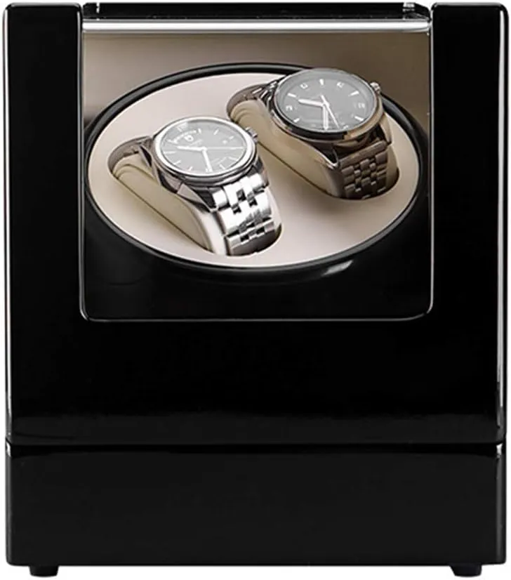 Watches Red 2 (Black) Chandelier Chandelier with Quiet Motor Double in lifeway cellist Wood Shell Watches Pillows Watch Winders Box Fit Lady and Man Automatic 