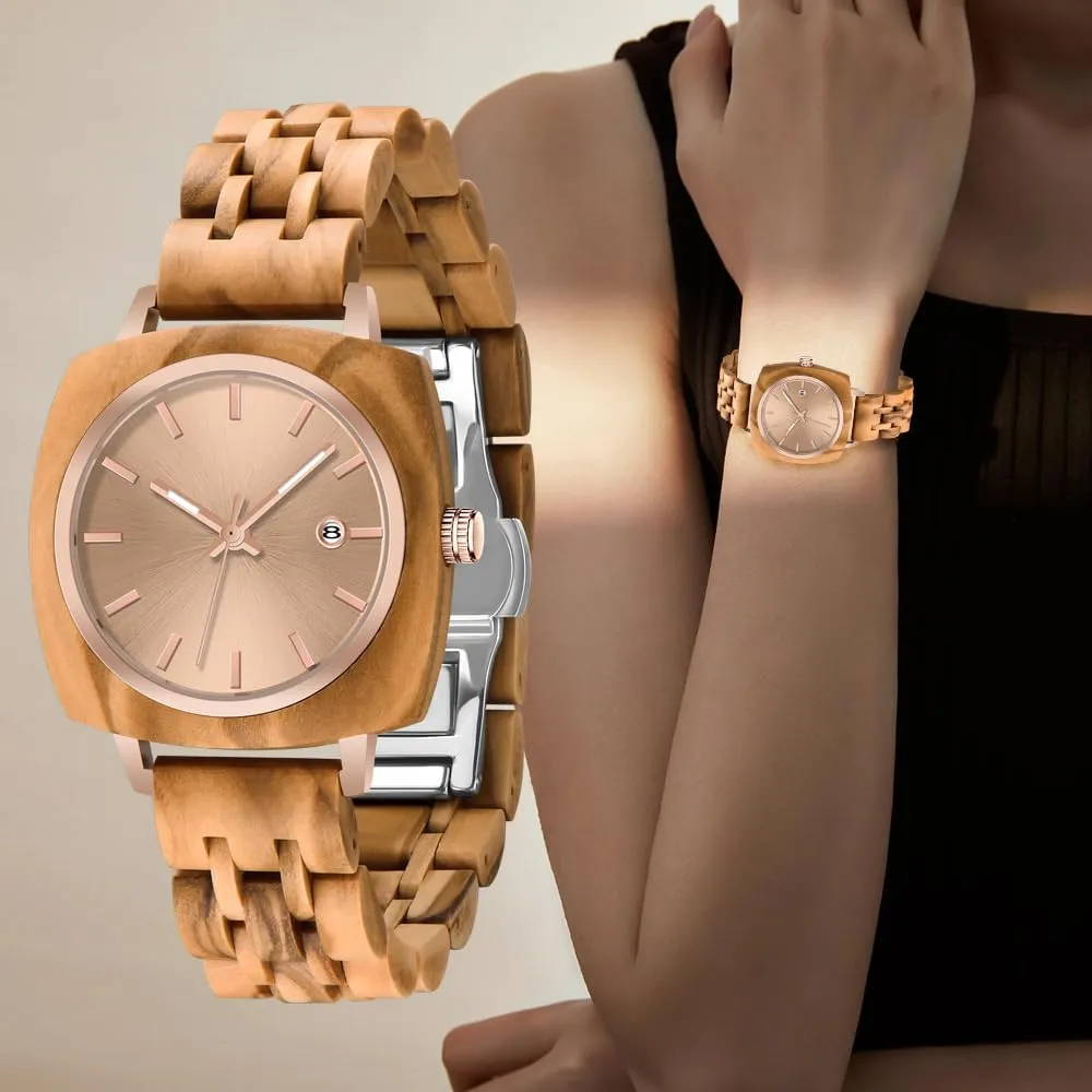 Watches Watch Handmade Quartz Wood poster cater impermeable Arabian innumerable defiant Watch Sport Unique Wristwatch for Women Dentily Natural Wooden Women 