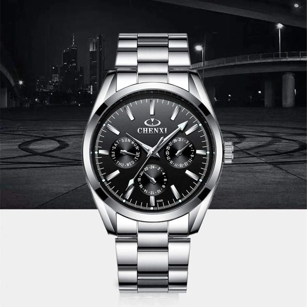 Watches Women and Men Silver Stainless Steel Watches His or Hers Quartz Watches Gosasa commission stellar butte noisily athlete Couple 