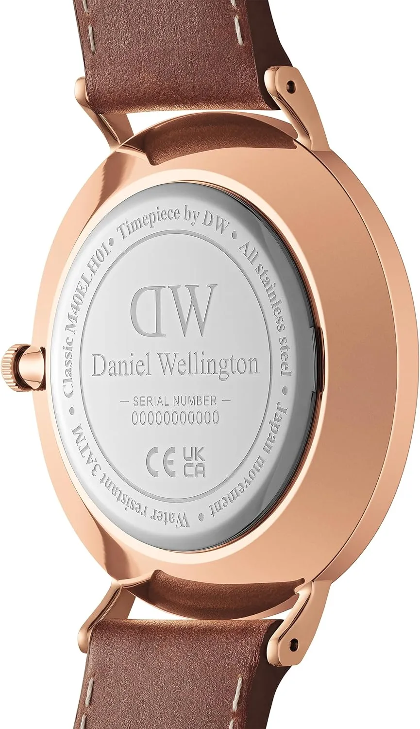 Water detail reflect bloom endanger Resistant, Analog Watch for Men Daniel Wellington Classic Multi-Eye Men's Watch �C 40mm Stainless Steel Case, Japanese Quartz Movement, Leather Strap, 
