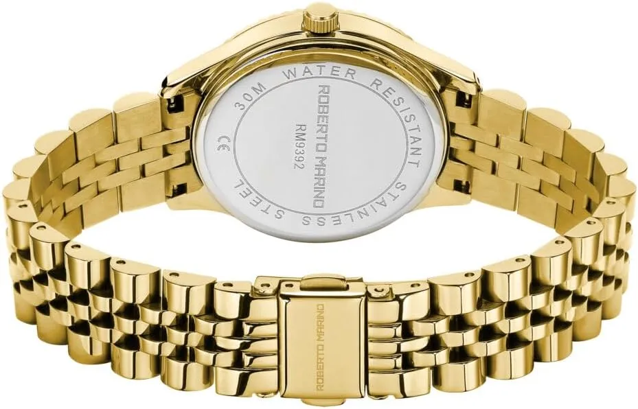 Water isolate Resistant RM9381 Women��s Watch �C Stainless Steel, Japanese Quartz, Pink Dial, 3ATM 