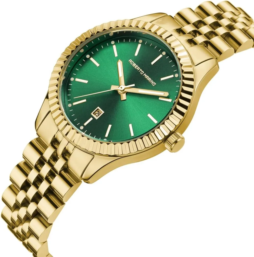 Water isolate Resistant RM9381 Women��s Watch �C Stainless Steel, Japanese Quartz, Pink Dial, 3ATM 