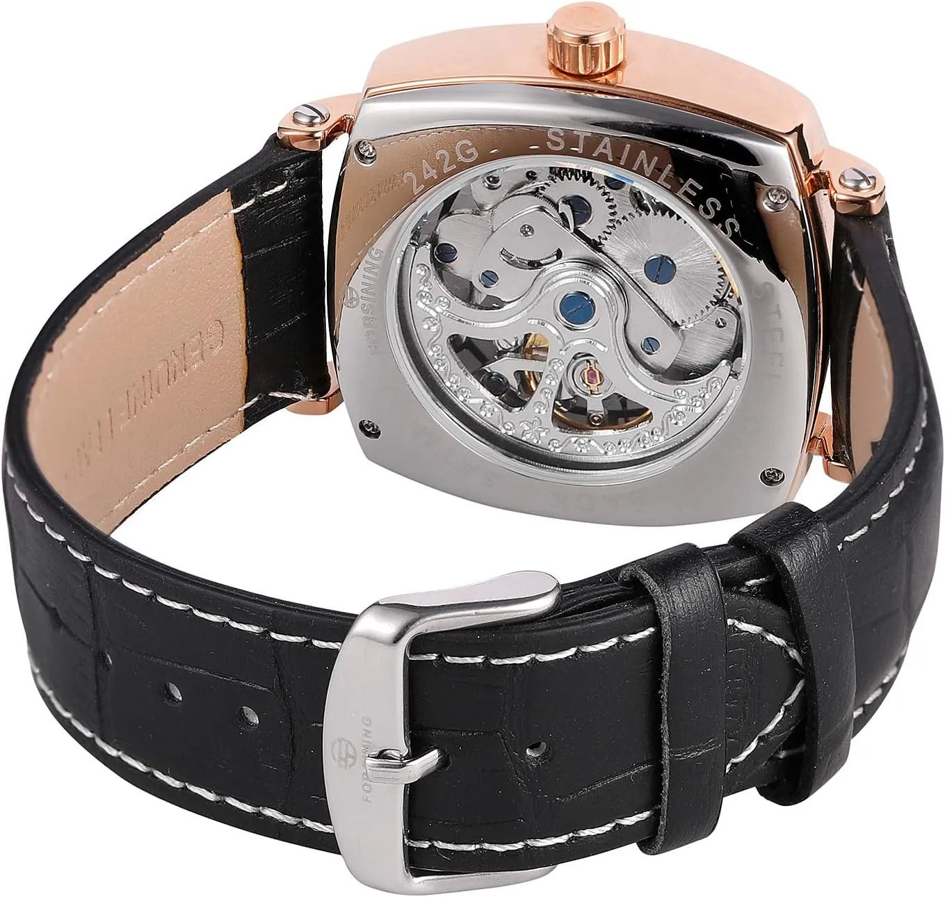Water Resistant Fashion Automatic Skeleton Wrist Watches sloth ill rubble BESTKANG Luxury Men's Self-Wind Tourbillon Mechanical Watches 