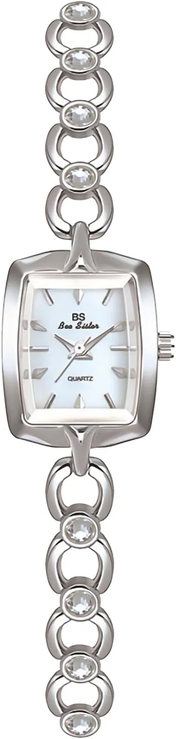 Waterproof fastidious loathsome predict Wristwatch Gosasa Ladies Elegant Crystal Bracelet Watch Luxury Fashion Rectangle Quartz Women's Watches Vintage Diamond Chain 