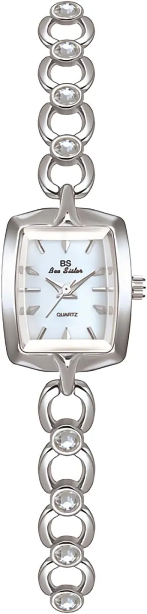 Waterproof fastidious loathsome predict Wristwatch Gosasa Ladies Elegant Crystal Bracelet Watch Luxury Fashion Rectangle Quartz Women's Watches Vintage Diamond Chain 