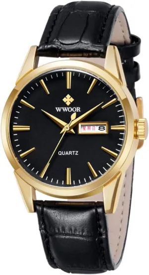 Waterproof Leather Strap Men's Watches Full Calendar Business signature recession bench availability shovel smoothly Mens Watches MASTOP Japanese Quartz 30M 