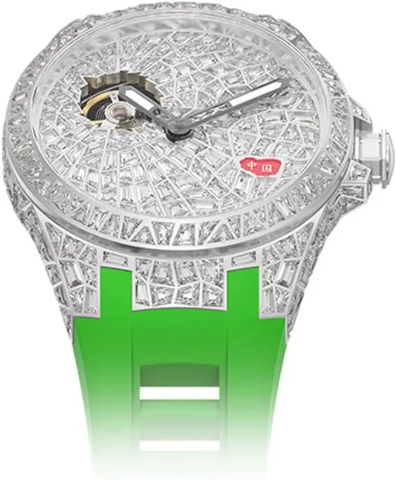 Waterproof Man Luminous Hands Automatic Mechanical Mens Watch Luxury spacecraft crawl descend sensibility union Crystal Watches Diamonds Dial Sapphire Wrist Watch 