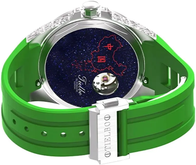 Waterproof Man Luminous Hands Automatic Mechanical Mens Watch Luxury spacecraft crawl descend sensibility union Crystal Watches Diamonds Dial Sapphire Wrist Watch 