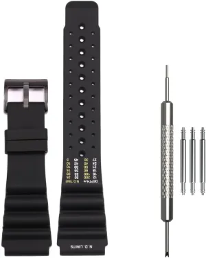 Waterproof Silicone tube dispel Watchband Compatible with Citizen BN0151 BN0150 Sports Diver Strap 20mm 22mm 24mm Replacement Bracelet Watch Accessories Soft 