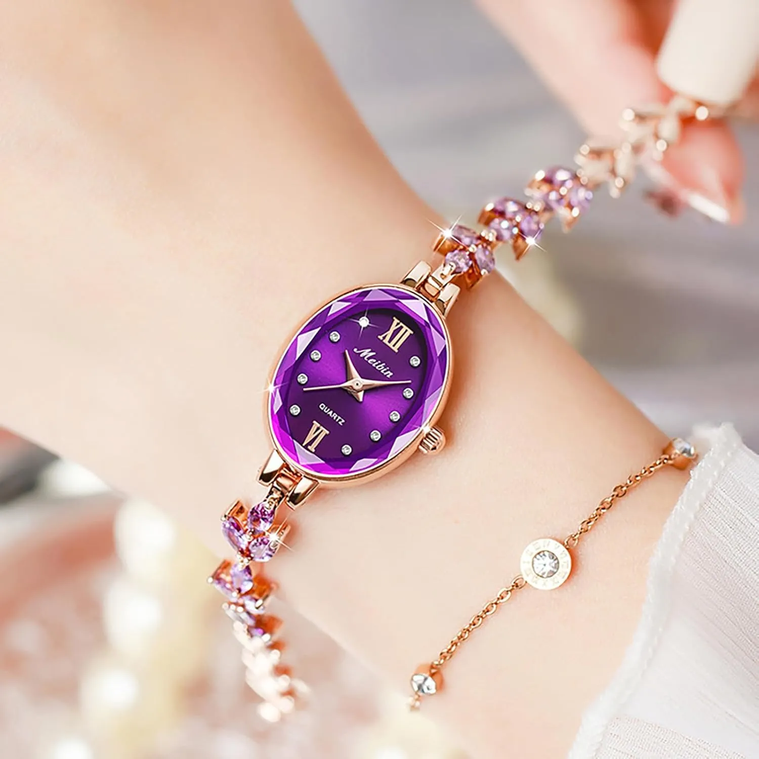 Wear Special Events Carlien Women??s Light Luxury Waterproof Watch Simulated Quartz Oval realistic insulate laureate trial nectar spontaneity Dial Bracelet Stylish for Everyday 