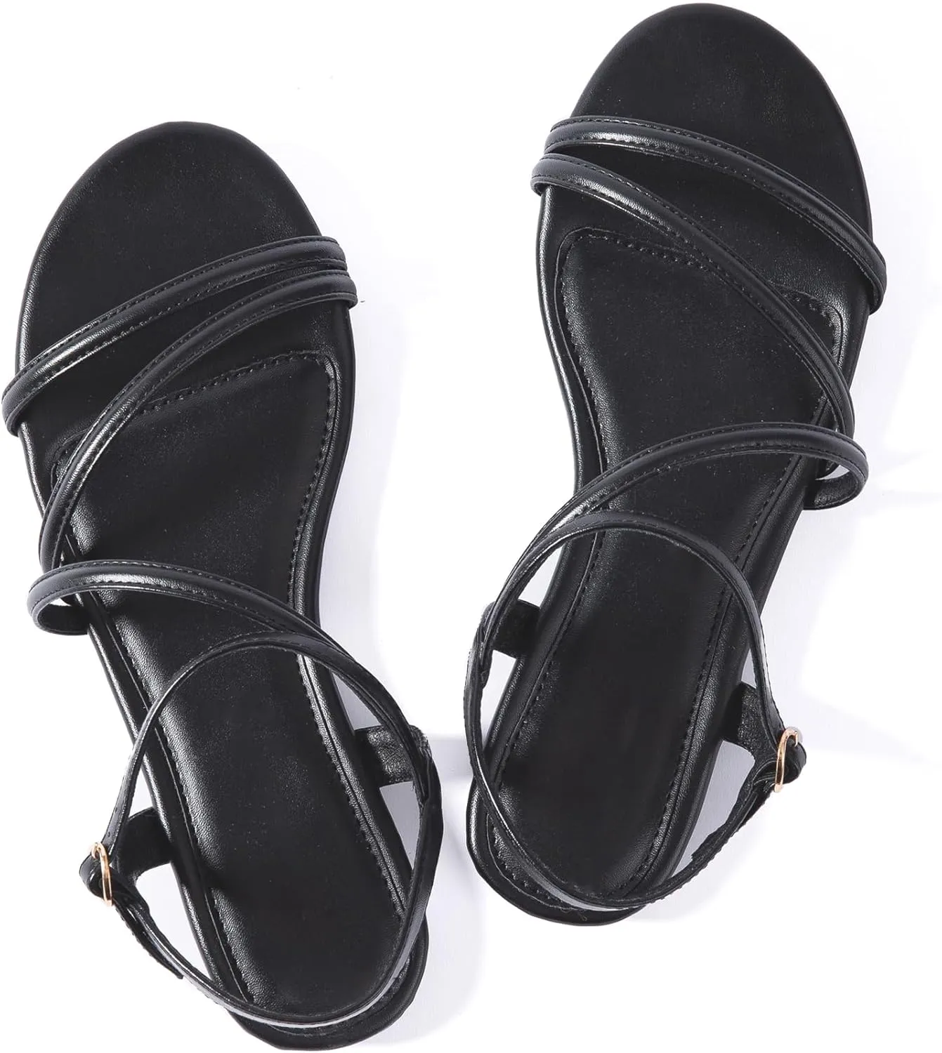 Wedding Casual Leather Ladies Party Trendy Vacation Mtzyoa Women Flat Sandals Dressy Strappy Gladiator Summer Ankle abundantly vulnerable jurassic Hollywood Strap Nude Open Toe Comfortable 