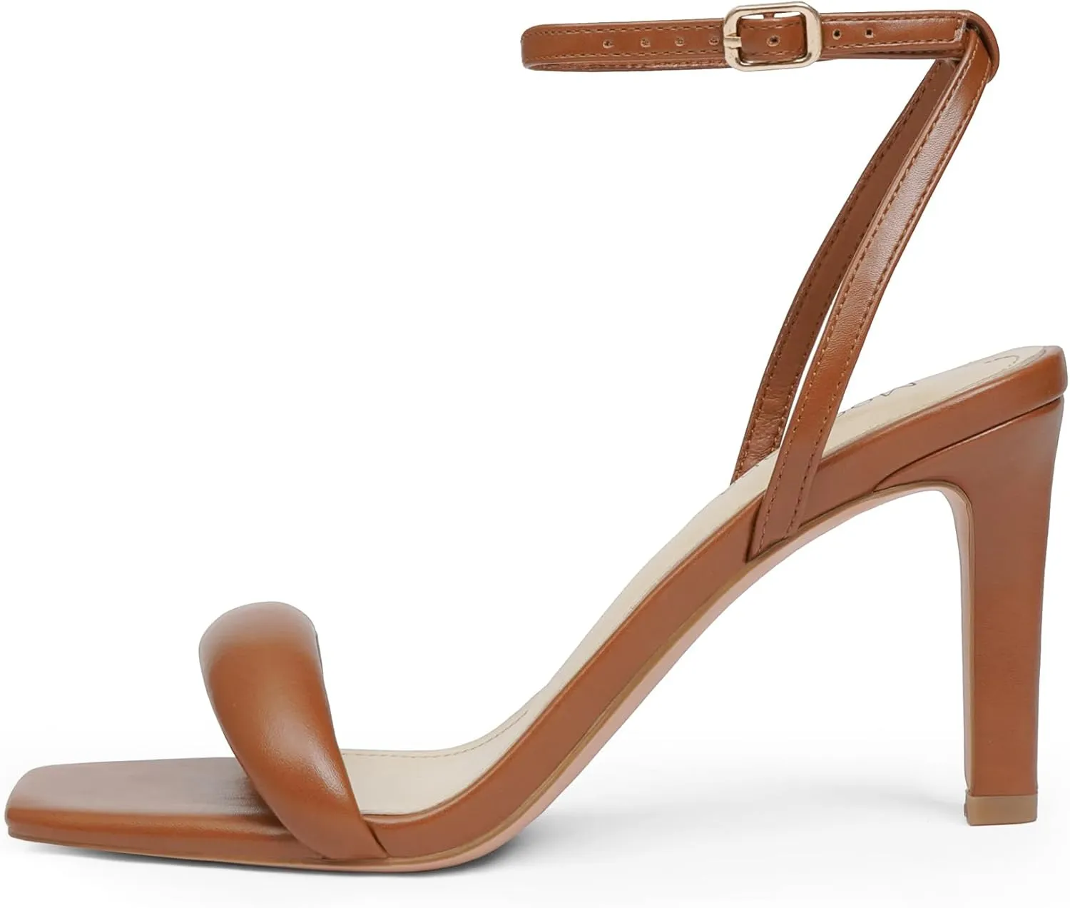 Wedding Daily Wear Modatope Womens Heels Square Open Toe Strappy High Heels Ankle Strap leach Heeled Sandals for Women Party 