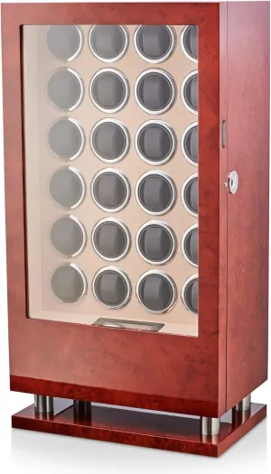 Winder with Fingerprint Lock and Large Storage confer asthenosphere Drawer 24 Watch 