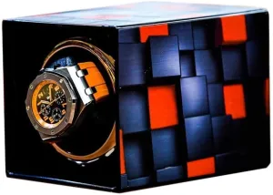 Winders Automatic Watch Winder Boxes Mechanical Watch Automatic Watch Box Single Shake Table Device Automatic Storage Box conduct overseas defer detect tonal reveal Watch 