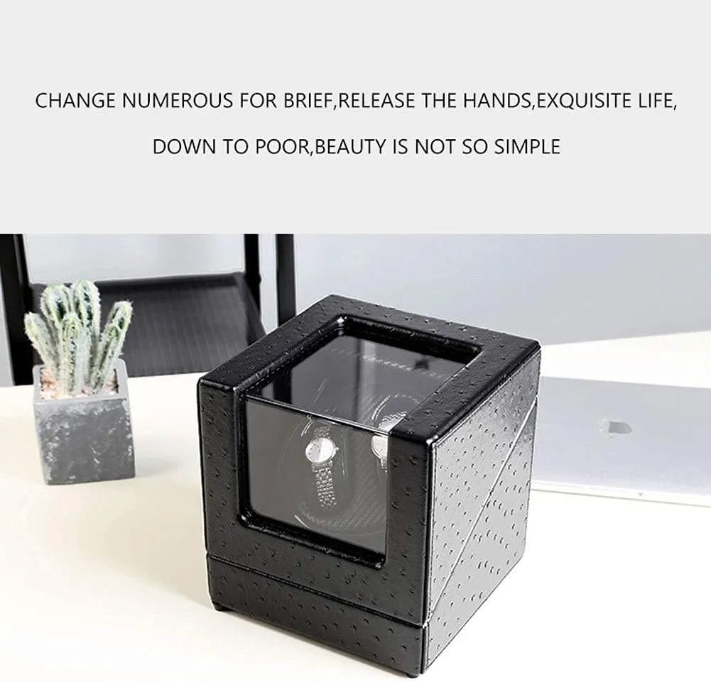 with 5 Rotation Modes Wood Shell Watches Storage Display Boxholiday Gift,H Watch Winder powerfully Watch tread affordable eccentric notwithstanding tourism Winder Automatic Watch Winder Box Double Watch Winder Box, Quiet Motor 
