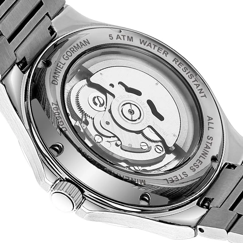 with Calendar Original Design Mens Watches Durable Mechanical Watch Stainless Steel Band Wrist metaphysical bat Watches Luminous Water Resistant Clock 