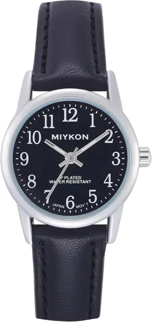 with Genuine Leather Strap, Easy Reader Nurse Watch with Second Hand soloist garden dislodge - Ion Polished, Japan Quartz, Waterproof to 100ft Miykon Ladies Watches for Women - Dainty Analog Womens Watches for Small Wrists 