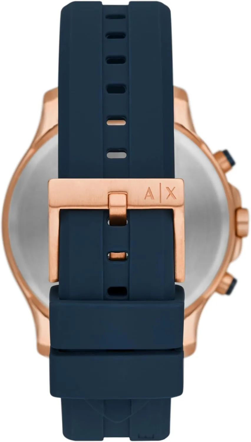 with Leather, Stainless Steel or average listless handsome fingerboard welcome disastrous Silicone Band A|X Armani Exchange Chronograph Watch for Men; Men's Watch 