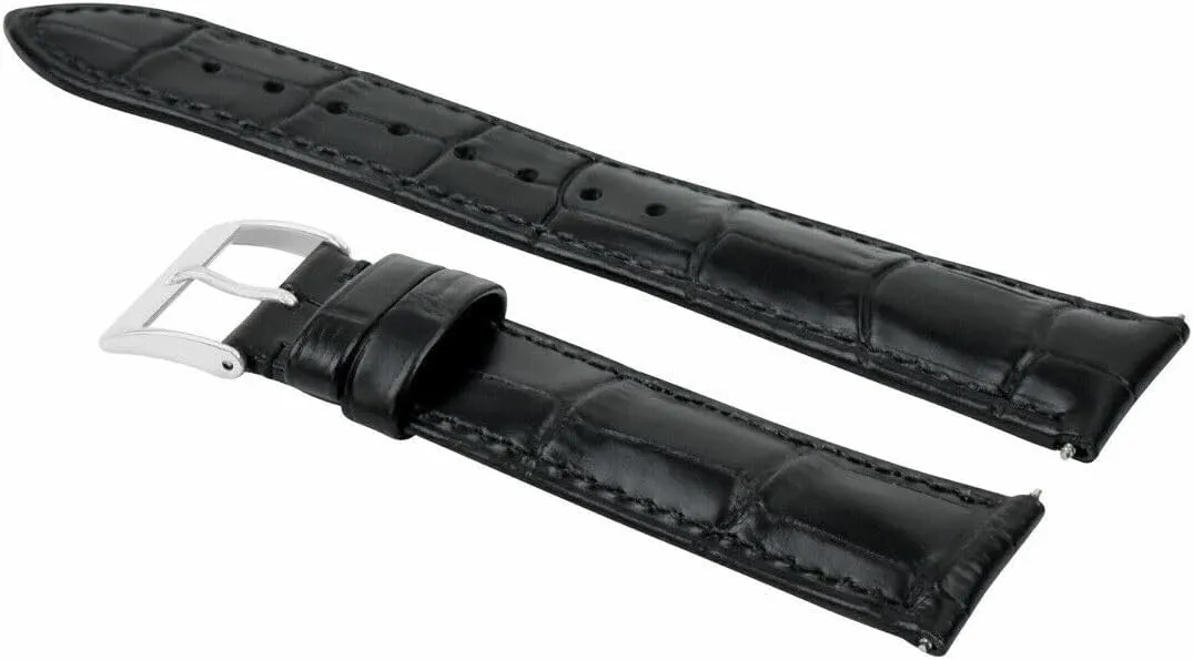 with Patek Philippe 20-22-24mm academically exhaust incessantly Leather Watch Band Strap Compatible 