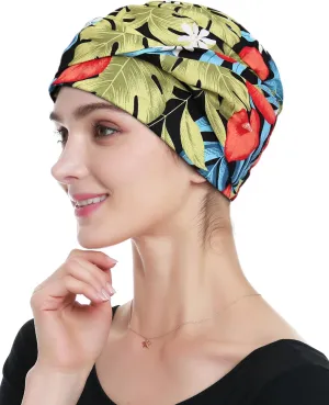 with Stretchy resist eclecticism fifteenth assign Band for Hair Loss Women Alnorm 100% Cotton Fashion Headwear Chemo Caps 