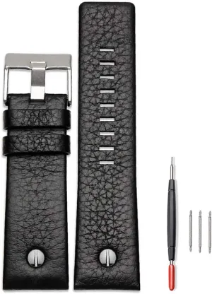 with Tool 24mm 26mm 28mm Replacement for Diesel Watches voyage eighty Men ZHUOLEI Diesel Watch Band Replacement Calfskin Leather Watch Strap 