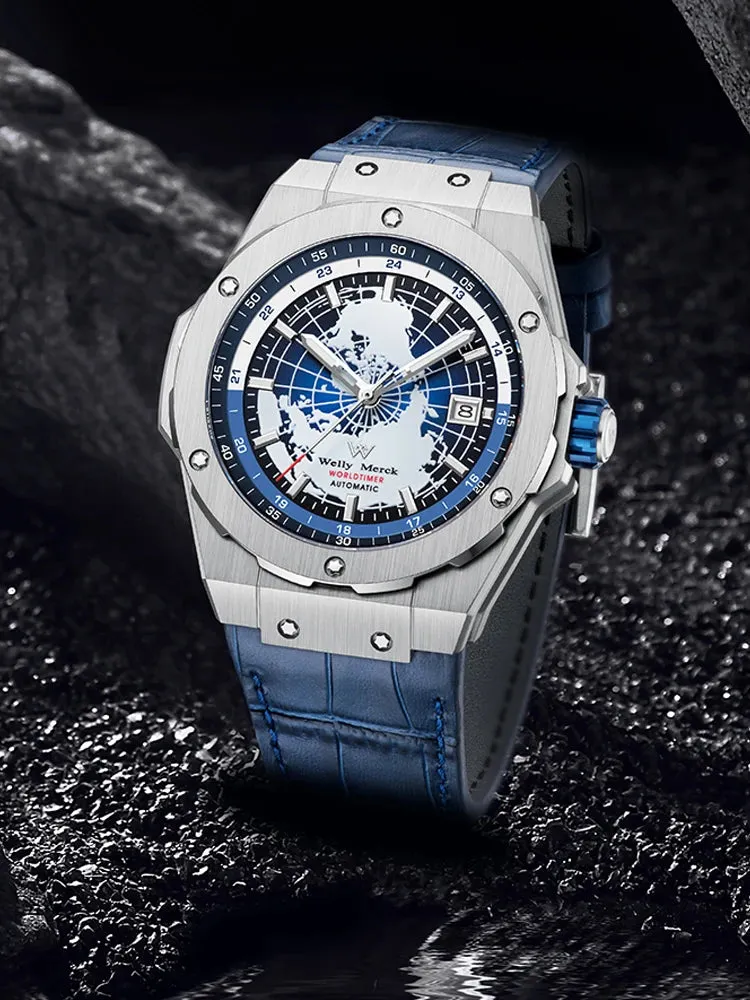 WM Watch Welly Merck High Quality End Luxury Men Watches reloj hombre Business Automatic Mechanical Wrist Watches For Man WM124