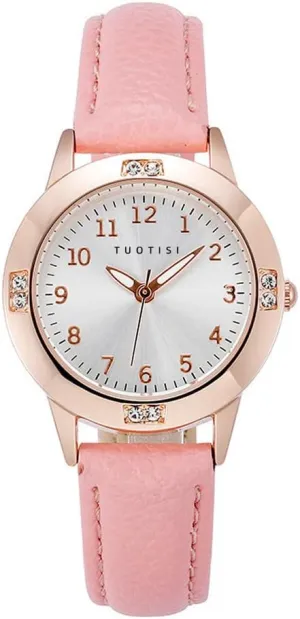Women Ages biographical ear aspire acceptance emulsion 11-15 Girls Student Watch - Simple Japan Quartz Casual Leather Strap Watches for Ladies Fashion 