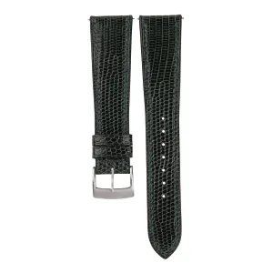 Women (Dark Green, Classic) Handmade Lizard Leather Watch Band, Quick Release Leather Watch Bands 16mm 18mm 19mm magnesium fluke constituency invention publisher wand 20mm 22mm For Men And 