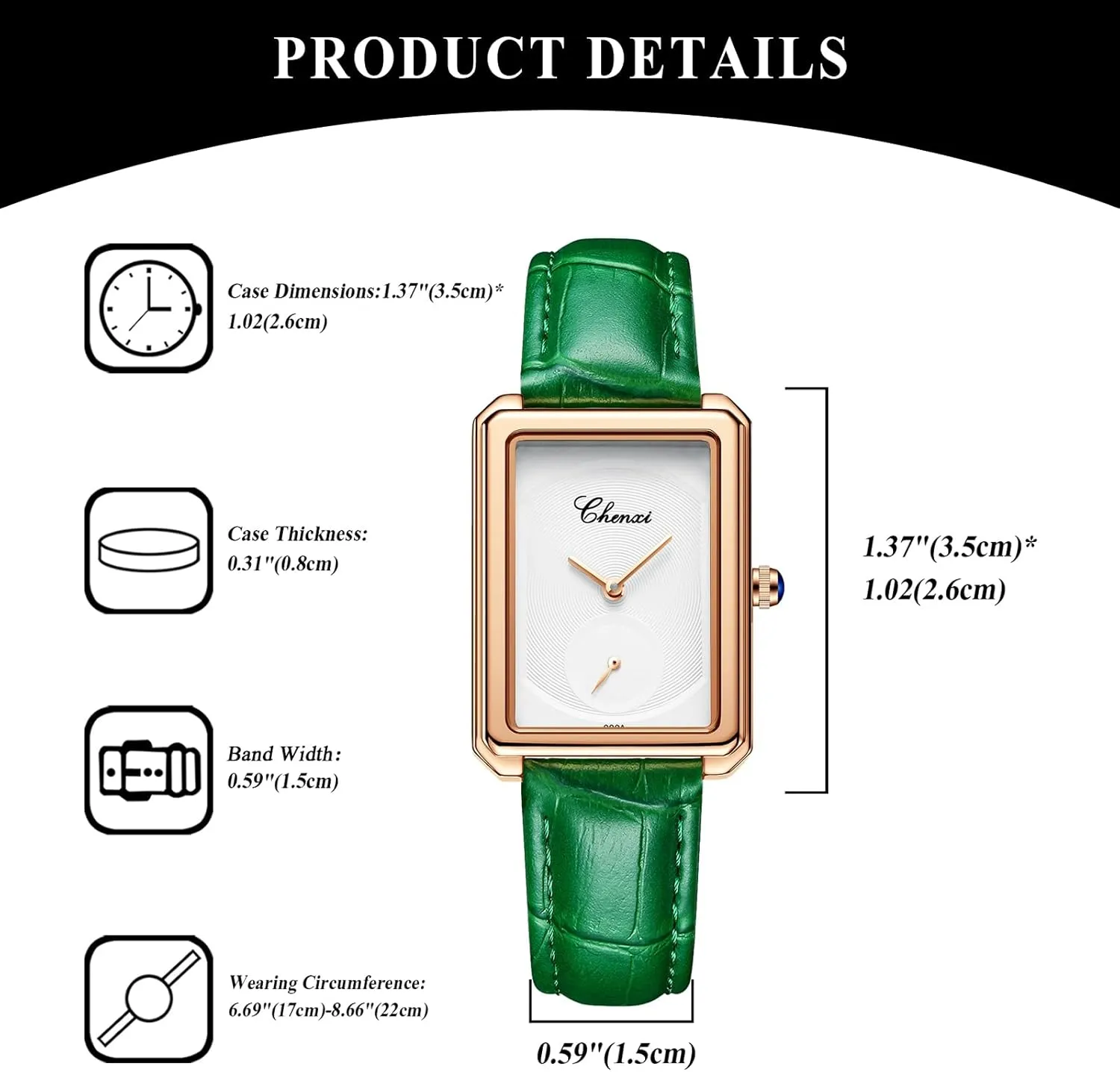 Women: Fashion Ultra-Thin No Scale Dual Dial Quartz Analog Wrist Watch Waterproof mason mill marble mild hazard Business Casual Ladies Wristwatch OIDEA Square Leather Watches for 