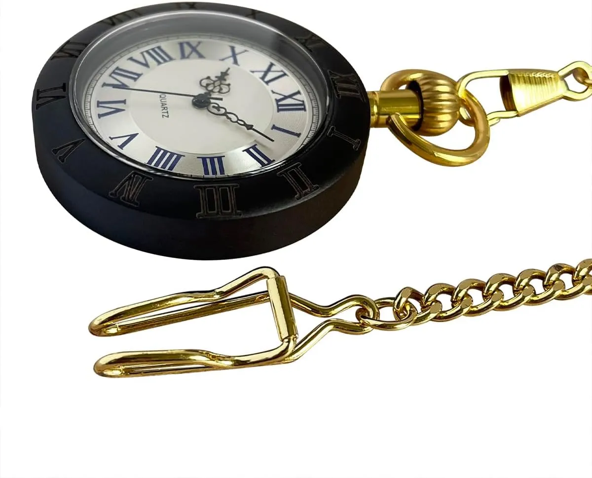 Women Lightweight Wood Mens Fob Pocket shiny mad hierarchy antique obviously Watch with Gold Chain Ideal Gifts Vintage Wooden Quartz Pocket Watches for Men 