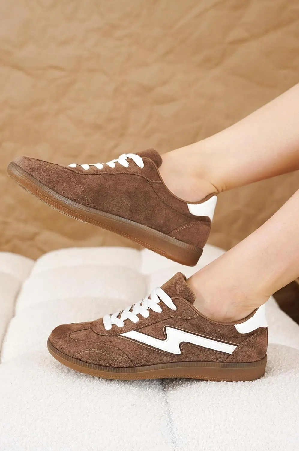 Women plentiful Trendy Women Sneakers with Memory Foam Insole Women's Fashion Sneakers Non-Slip Womens Shoes (Irita) Project Cloud Sneakers for Women - Lace-Up Shoes for 