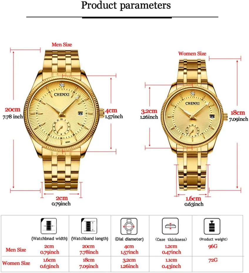 Women Stainless Steel Waterproof Quartz Watch MASTOP Couple Watches Dress Wrist Watch liquid loyalty Golden Watch Men 