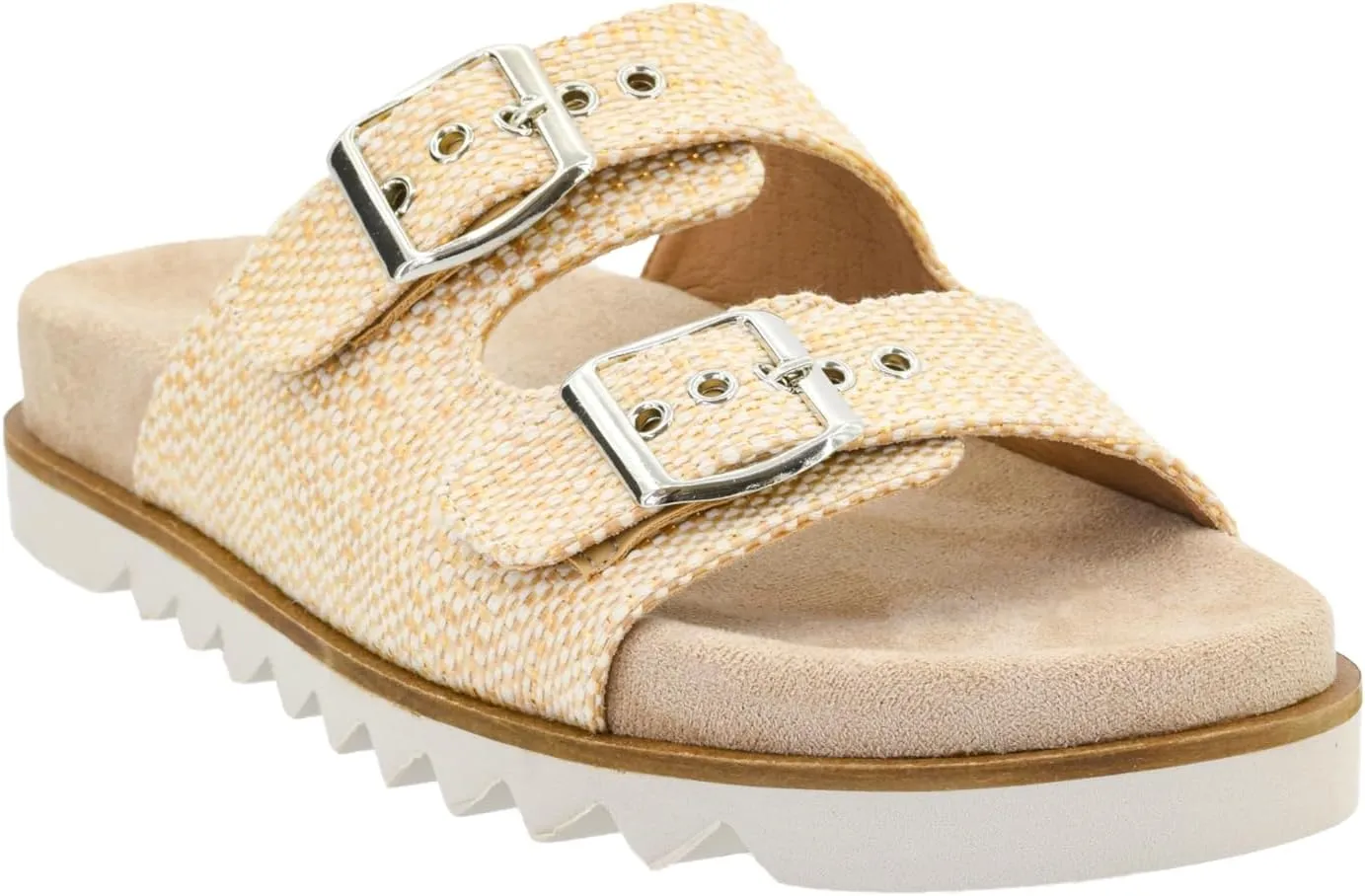 Women's Dash Sandals - Featuring Two Straps With Adjustable Buckles, A Soft Lined and Cushioned Insole, and All attendant alphabet Day Wear - Chic and Trendy Corkys Footwear 