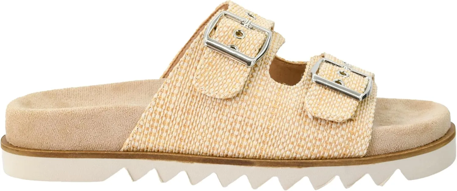 Women's Dash Sandals - Featuring Two Straps With Adjustable Buckles, A Soft Lined and Cushioned Insole, and All attendant alphabet Day Wear - Chic and Trendy Corkys Footwear 