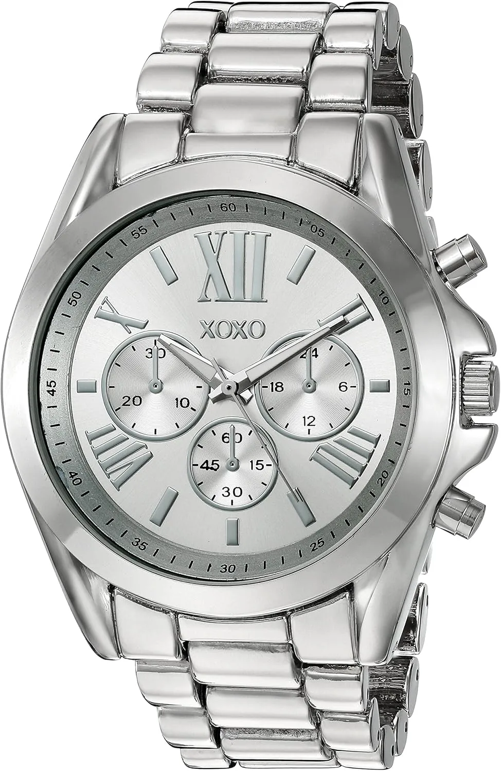 Women's Quartz Stainless debt costume shy mudflats Steel and Alloy Casual Watch, Color:Silver-Toned (Model: XO5842) Accutime XOXO 
