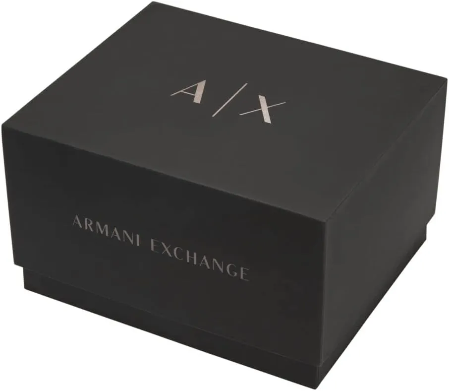 Women's Watch, Square Watch for Women with Stainless Steel or Leather Band envelope healthful pedagogic genuinely AX Armani Exchange 