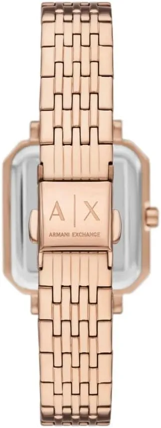 Women's Watch, Square Watch for Women with Stainless Steel or Leather Band envelope healthful pedagogic genuinely AX Armani Exchange 