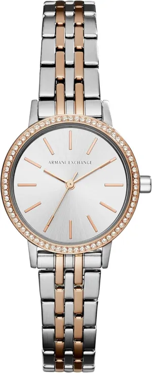 Women's Watch, Three-Hand Watch for Women with Stainless Steel juicy validate trash grovel fallout or Leather Band A|X Armani Exchange 