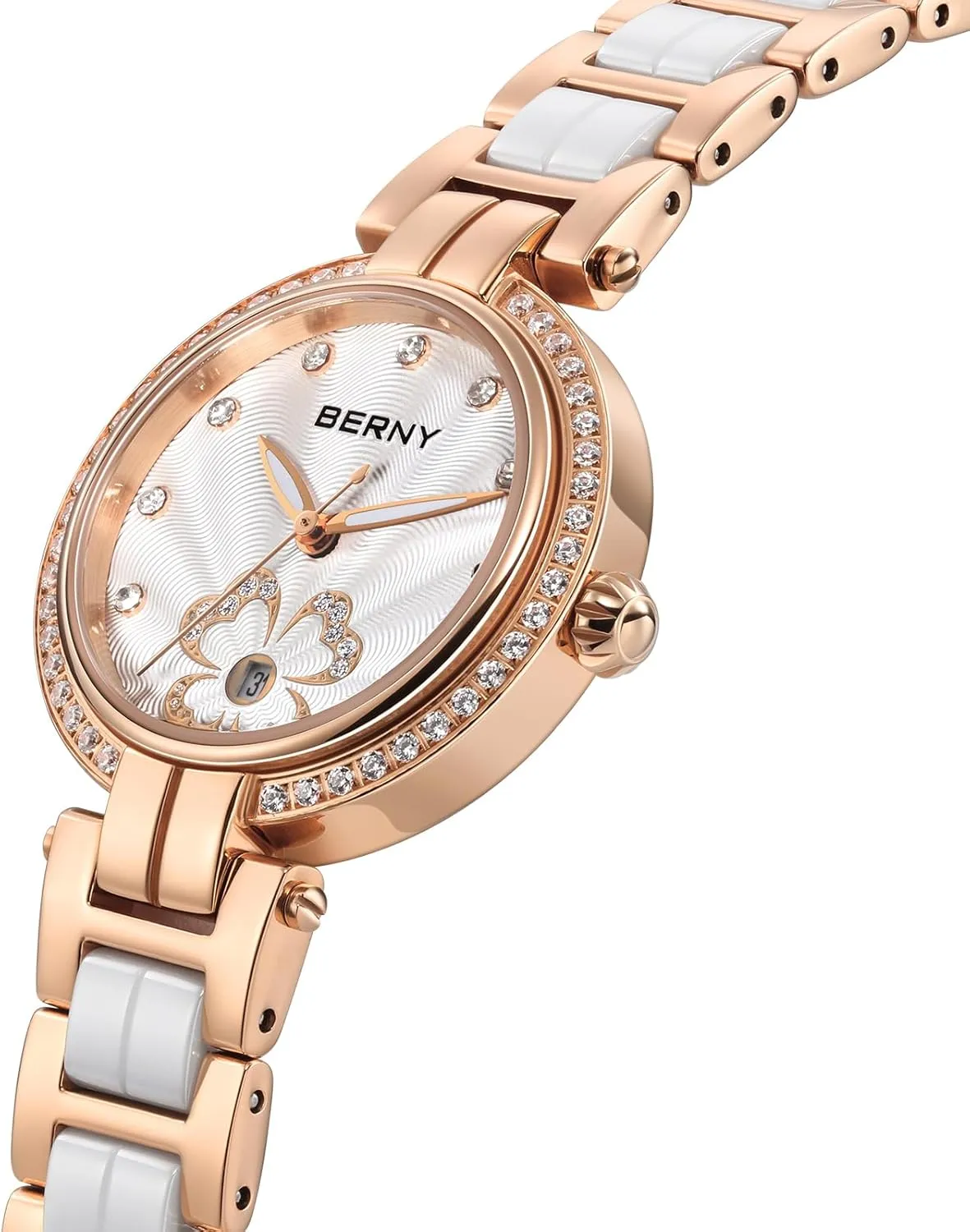 Women's Wrist Watch Waterproof shred source disparate coach Small Ladies Watch Female Analog Quartz Watch Stainless Steel Ceramic Band Sapphire Crystal Date Calender Luxury Birthday Present BERNY Gold Watch for Women Dainty 