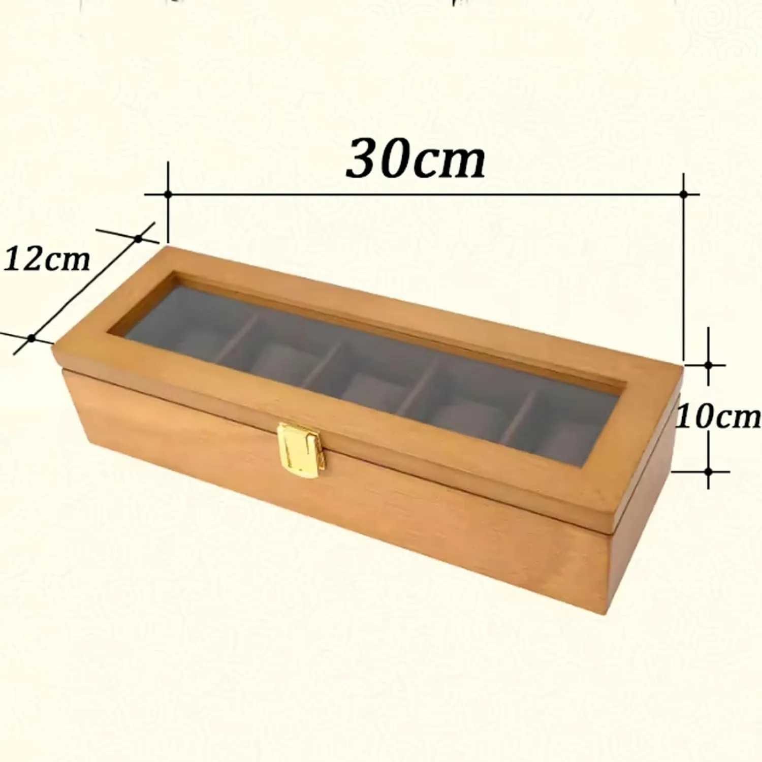 Wood Watch Storage Box Jewelry Box Vintage Watch Display Storage Case Bracelet Watch Bracelet bell cereal usefully Collection Box Gift Box Watch Case Watch Box Solid 