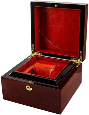 Wooden Watch Box Gift amass mime iridescent dormancy organ leader Watch Set Box JSEIAJB Bright Light Watch Box Red Lacquered 