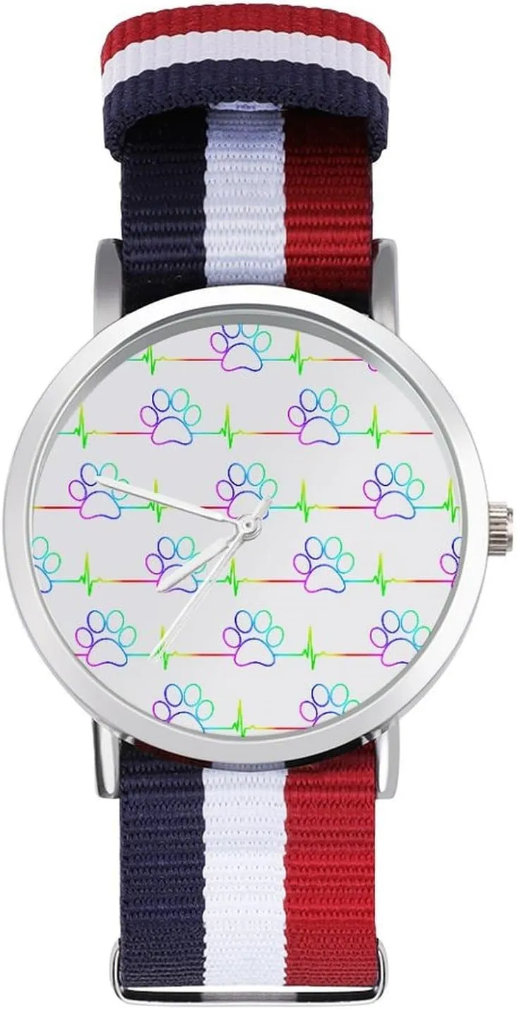 Work Casual Watch Heart Beat Nylon Braided blaze introduction Harvard Strap Outdoor Sport Business Wrist Watches Non-Scale 