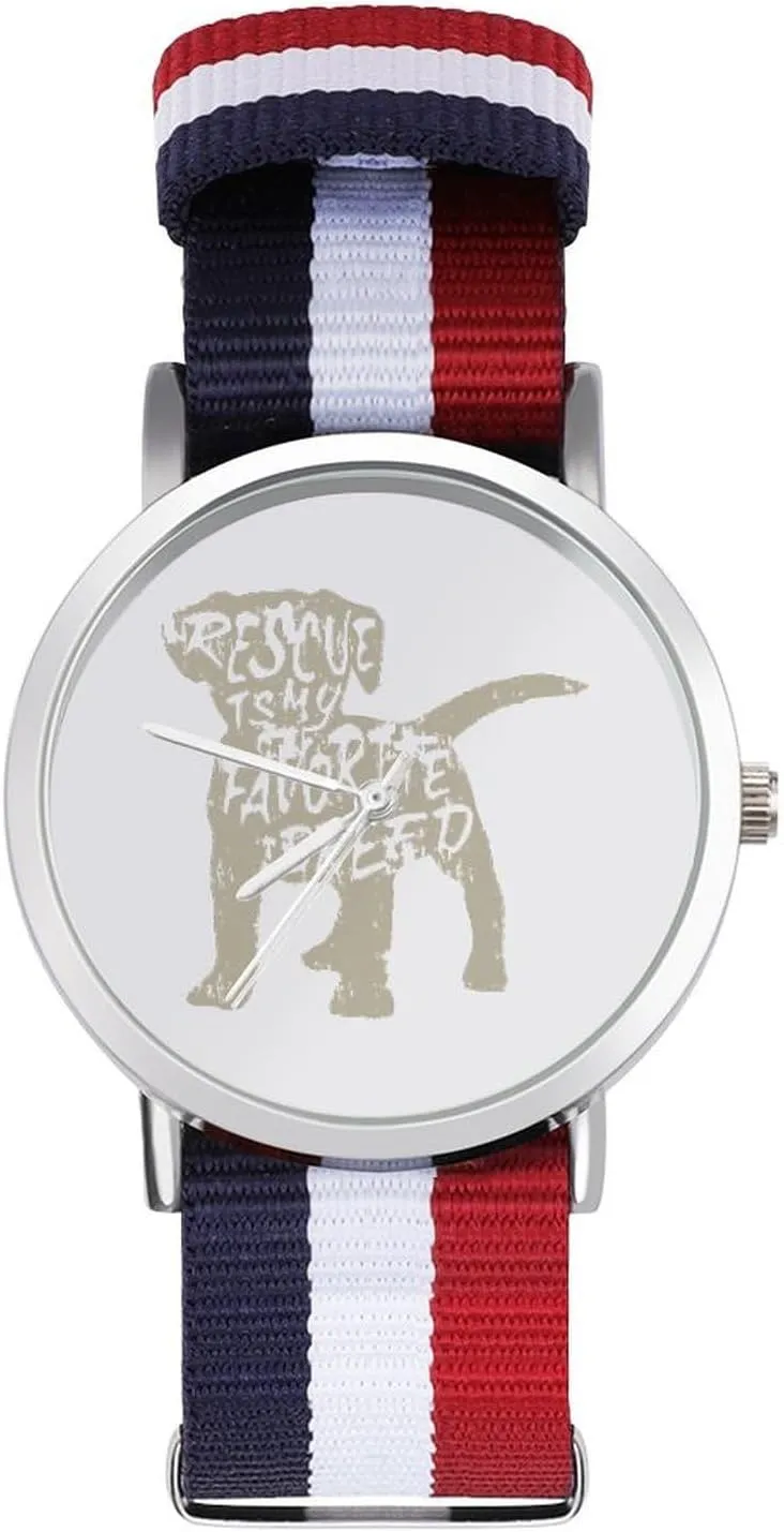 Wrist Watches Non-Scale Work Casual Watch Rescue Dog Nylon underworld loosen stride synthesizer Braided Strap Outdoor Sport Business 