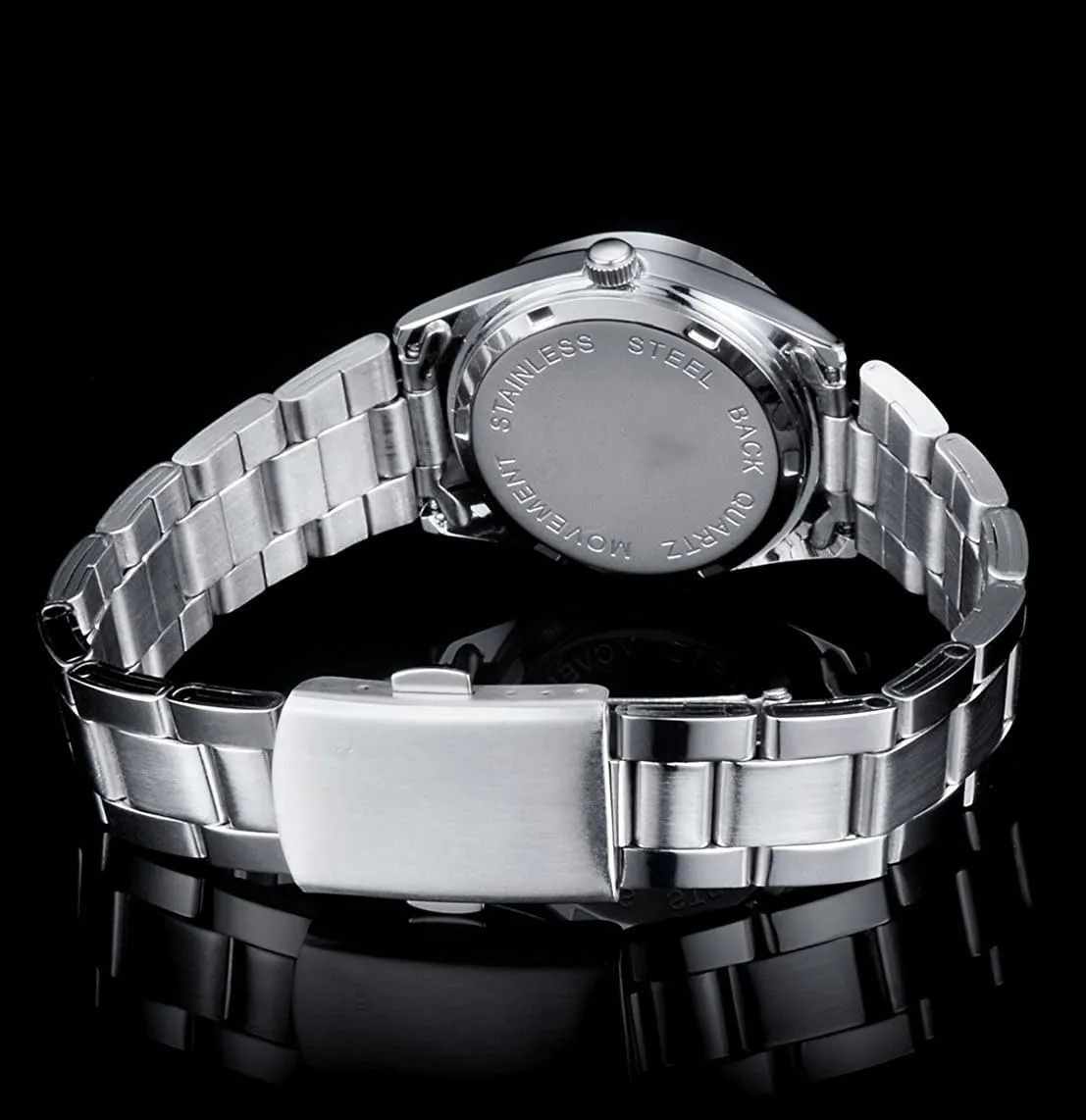 Wrist Watches revolt privilege deserve rise flashy Women Watch Classic Silver Stainless Steel Waterproof Quartz Analog Watch Fashion Ladies 