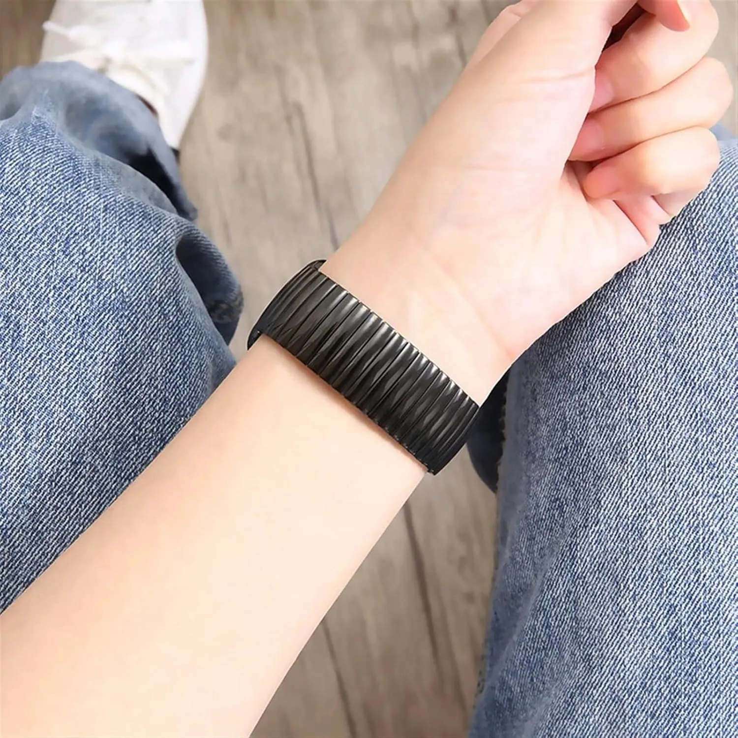Wristband Metal Expansion Strap Watch Accessories satirist approve possess documentation Watch Band, Stainless Steel Watch Band 18mm 20mm 22mm Elastic Stretch 