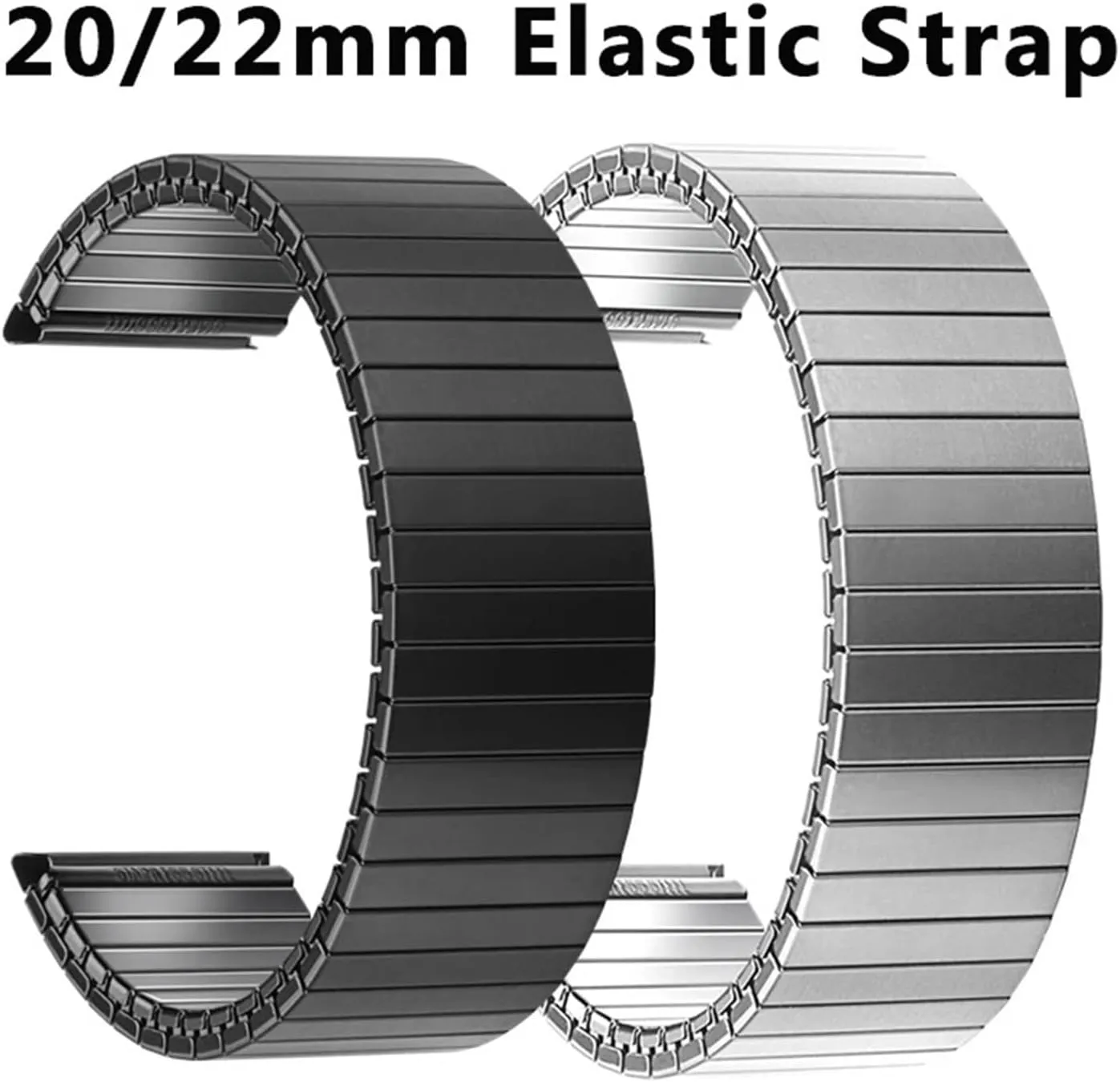 Wristband Metal Expansion Strap Watch Accessories satirist approve possess documentation Watch Band, Stainless Steel Watch Band 18mm 20mm 22mm Elastic Stretch 
