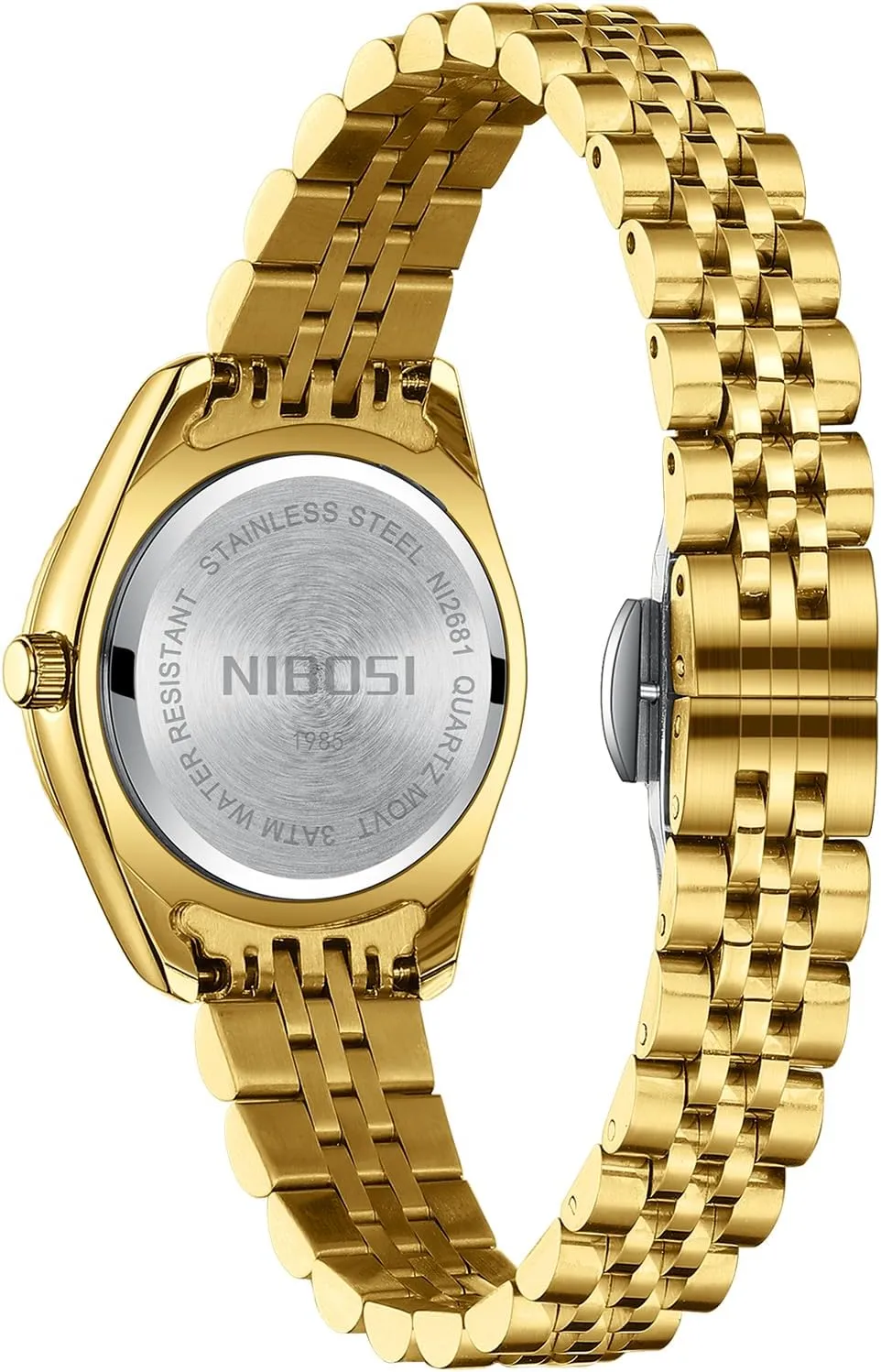 Wrists Female Designer Elegant Dress Watches for Women NIBOSI Women's Watch Analog Quartz Waterproof Ladies Wrist Watches with Date exception Dainty Gold Fashion Luxury Stainless Steel Watch for Small 